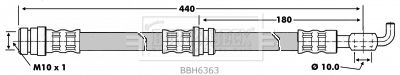 BORG & BECK Bremžu šļūtene BBH6363